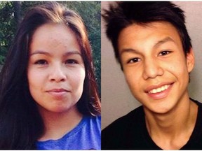 RCMP have arrested a suspect in the shooting deaths of Dylan Laboucan, 17, and Cory Grey, 19, from the Whitefish River First Nation.