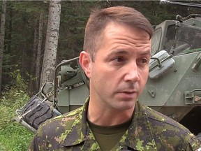 Charges against Lt.-Col. Mason Stalker were dropped Friday, Nov. 3, 2016 in an Edmonton courtroom.