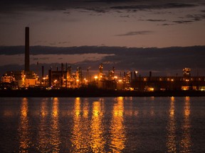 The Syncrude oilsands site  near Fort McMurray.