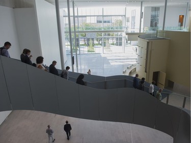 Today marks a construction milestone of the new Royal Alberta Museum. The main hall intside of the new RAM.