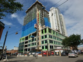 The City of Edmonton rejected a proposal to develop a 400-seat bar in the Fox Two condominium tower under construction on 104 Street and 102 Avenue.