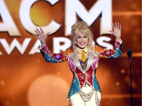 Dolly Parton during the 51st Academy of Country Music Awards  on April 3, 2016 in Las Vegas, Nevada.