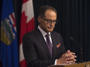 Alberta Finance Minister Joe Ceci provided details on government's 2016-17 first quarter fiscal update and economic statement on Tuesday, Aug. 23.