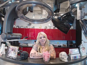 “My goal is to make us bigger and better,” says Krista LeRoux at Twisted Banana, the Sherwood Park hair salon and tattoo shop that she purchased a few years ago.