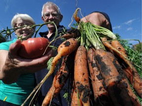 Bring your extra veggies to exchange with others at Earth's General Store on Sunday.