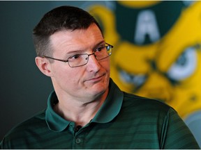 University of Alberta Golden Bears football coach Chris Morris leads his team against the defending Vanier Cup champion UBC Thunderbirds on Saturday.