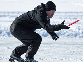 Frisbee champ Rob McLeod of Calgary, who has a new book called The Davy Rule.