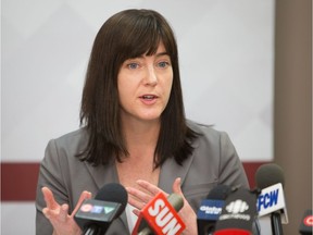 Jill Clayton, Alberta's information and privacy commissioner, opened an investigation into delays by the Department of Justice in processing freedom of information requests. She is pictured in a 2015 photo.