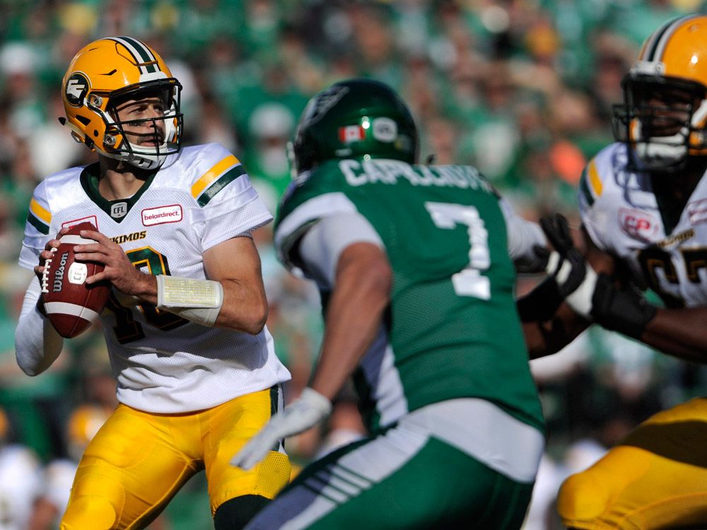 Edmonton Eskimos quarterback Mike Reilly's enduring memory of Regina's