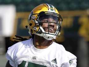 Edmonton Eskimos wide receiver Troy Stoudermire at team practice in Edmonton on Wednesday September 14, 2016. (PHOTO BY LARRY WONG/POSTMEDIA)