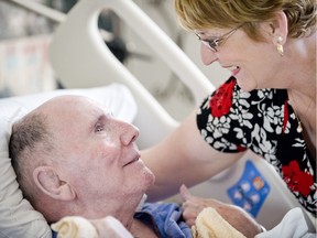 Dougald and Lesley Miller, photographed in 2009 at the long term care facility where he lived following a beating in 2000.