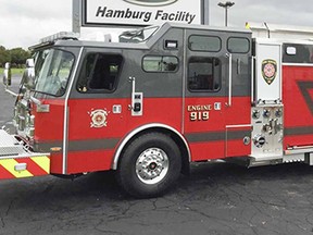 A St. Albert fire rescue vehicle.