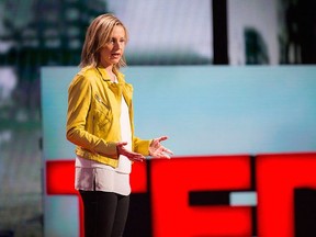 Humanitarian and author Dr. Samantha Nutt delivers a TED Talk in November 2015. She will be speaking at the University of Alberta on Thursday.
