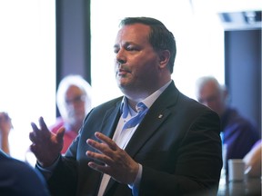 Jason Kenney passed through Edmonton on Wednesday in his quest to win the Alberta Progressive Conservative leadership.