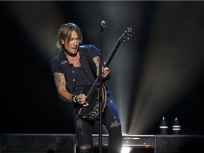 Keith Urban performs at Rogers Place in Edmonton on Friday, Sept. 16, 2016. He and his band delivered a stellar set of tight and polished songs, says our reviewer.