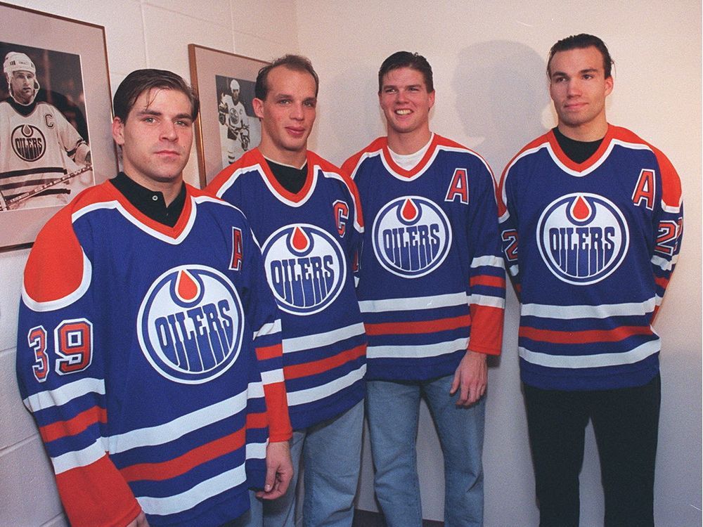 Edmonton Oilers captain's jersey