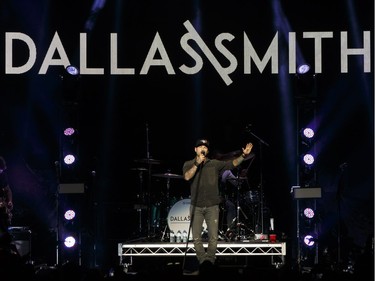 Dallas Smith performs at Rogers Place in Edmonton, Alberta on Friday, September 16, 2016.