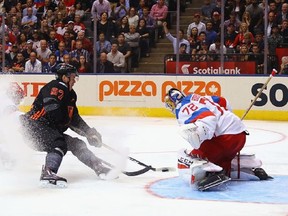 Connor McDavid couldn't solve Sergei Bobrovsky on this second period breakaway.