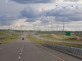 The final northeast leg of the Anthony Henday ring road opens to travellers the afternoon of Saturday, Oct. 1, 2016.