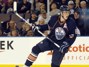 Edmonton Oilers winger Ales Hemsky in January 2009.