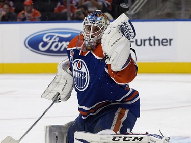 Edmonton Oilers goalie Cam Talbot.