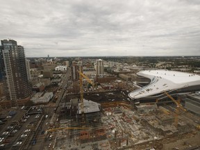 Rogers Place is seen on Aug. 26, 2016, during a Katz Group tour of the Ice District project and Rogers Place.