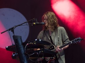 Half Moon Run performs at the 2016 Leeds Festival in Bramham Park, UK.