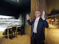 Stew MacDonald (Chief Commercial Officer, Oilers Entertainment Group) outside one on the Theatre Boxes at Rogers Place in Edmonton on Monday September 26, 2016.