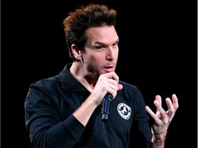 Comedian Dane Cook performs at Rexall Place on Oct. 25, 2009.
