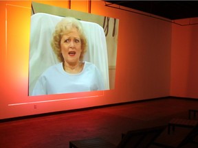 A moment with Betty White from Lee Henderson's Palliative Care, running through Saturday at Latitude 53.