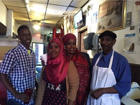 Chicken stew at Somalian restaurant, Mareeg, on Alberta Avenue was part of a pilot food tour offered by the local business revitalization zone.