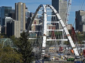 The new Walterdale Bridge on September 13, 2016.