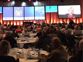 Alberta Premier Rachel Notley spoke to the Alberta Urban Municipalities Association in Edmonton on Oct. 6, 2016. Zachary Spicer writes that Alberta should rethink its plan for revising the Municipal Government Act.