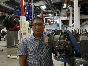 Alvin Garfin is a heavy machinery apprentice student at NAIT. The Alberta government announced on Oct. 20, 2016 that $1.5 million will be made available to assist as many as 1,500 eligible apprentices with $1,000 in assistance during the 2016-2017 academic year.