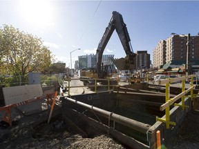 File: A consortium that includes Bombardier started construction of Edmonton's Valley LRT line.