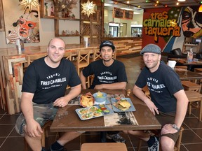 Daniel Braun, Edgar Gutierrez and Chris Sills (from left) have launched a new pop-up concept called La Mision.