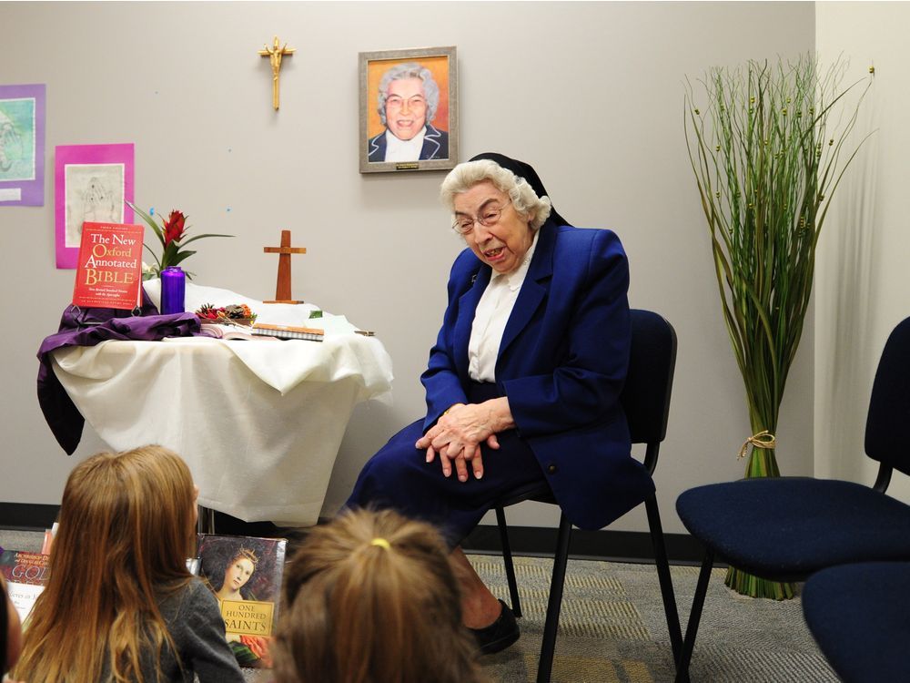 Edmonton Catholic educator Sister Annata Brockman remembered as humble ...