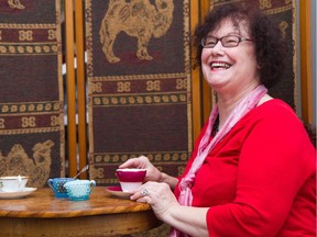 Cally Slater Dowson, owner of Cally's Teas, is hosting a series of tea parties featuring authors of the past and themed nibbles.