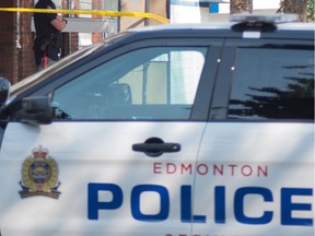 EDMONTON, ALTA: AUGUST 25, 2015 EPS are treating a death as suspicious, in Edmonton on August 25, 2015.(Photo by Brady McDonald / Edmonton Journal)