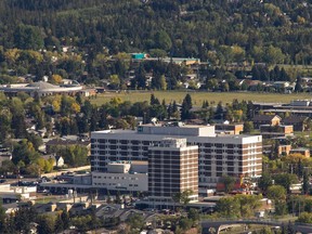 A 2015 aerial view of Misericordia Community Hospital, one of two hospitals in Edmonton that need a massive overhaul.