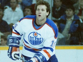 Edmonton Oilers centre Craig MacTavish in the 1980s.