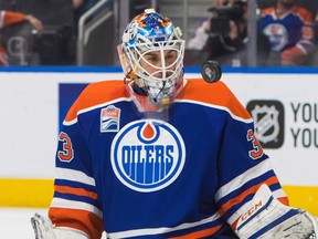 Cam Talbot is one component of the Oilers' microcore, along with captain Connor McDavid.