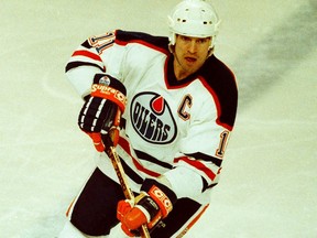 Mark Messier as Edmonton Oilers captain in 1990.