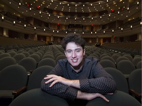 The ESO's new conductor is Alexander Prior, seen here at the Winspear Centre.