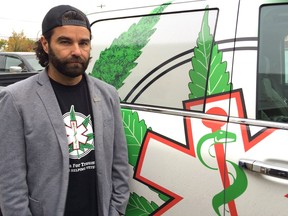 Fabian Henry is CEO and founder of Marijuana for Trauma, a medical marijuana support service which just opened its first location in western Canada in Edmonton on Saturday, October 1, 2016.