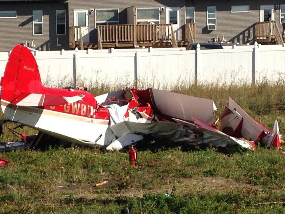 Biplane crash kills pilot in central Alberta | Edmonton Journal