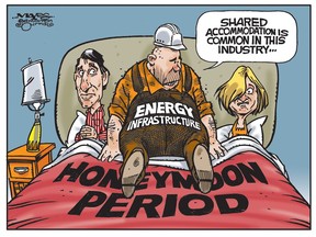 Energy infrastructure projects intrude on Justin Trudeau and Rachel Notley's honeymoon period.