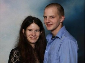 Amanda Michelle McInnes, left, and husband Tye Christopher Kaye, 27.
