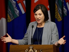 Shannon Phillips, Alberta's minister responsible for the climate change office.