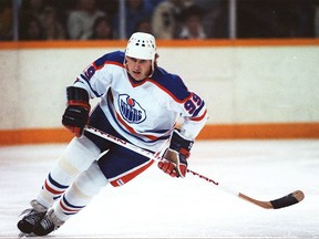Edmonton Oilers centre Wayne Gretzky in an undated photo from the early 1980s.